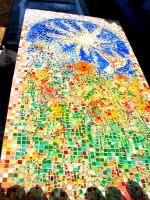 mosaïque pierre tombale