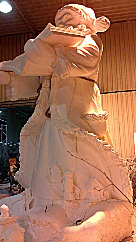sculpture polystyrène 5,8 m
