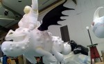 Sculpture patine film dragons 2