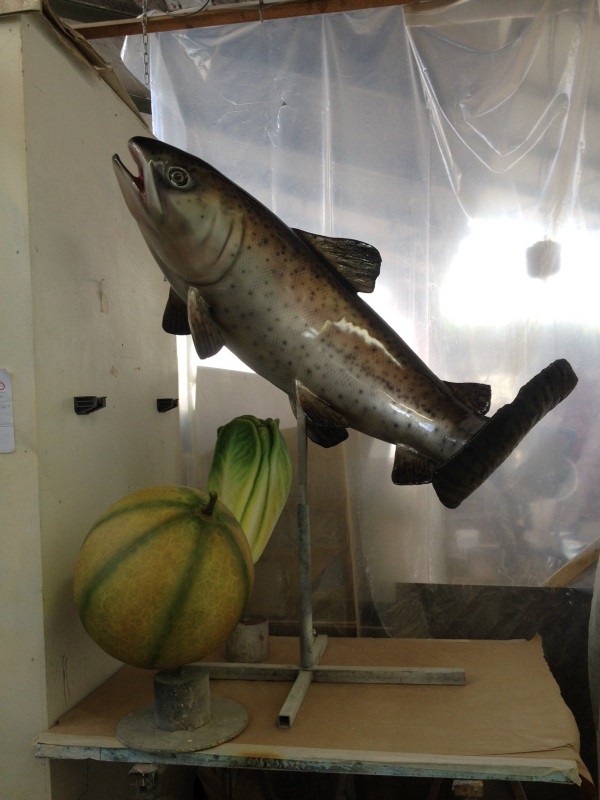 peinture poisson et autre:"lulu" pour zigzag prod