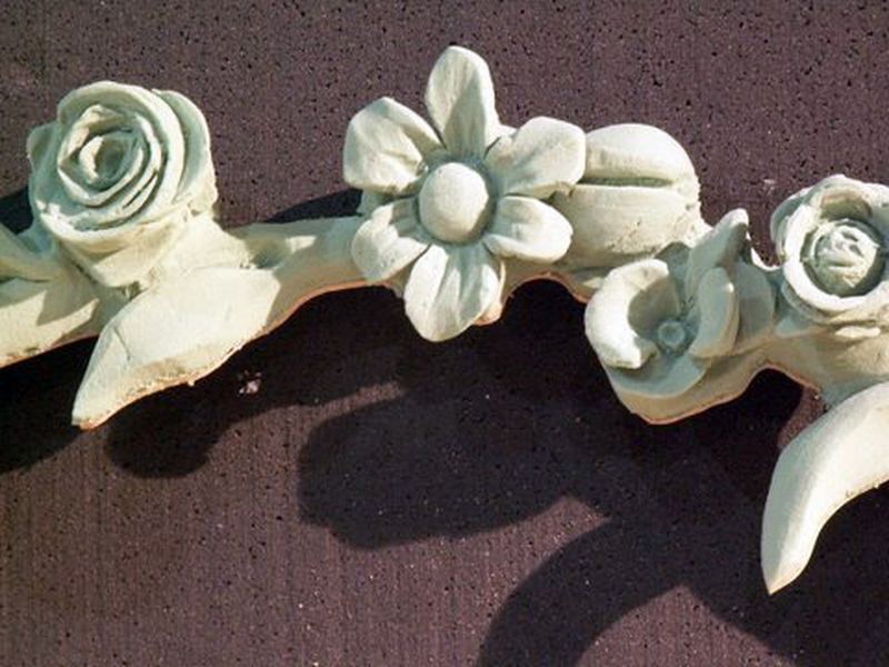 Détail fleur décor Vuitton