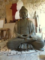 bouddha enduit